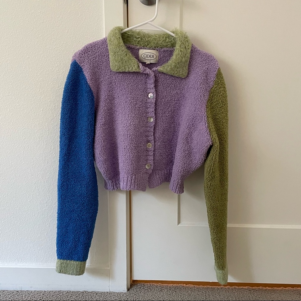 Colorful Cropped sweater
